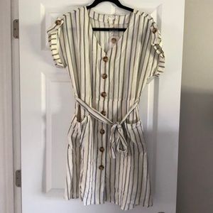 White blu pepper women’s mini dress